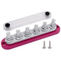 6 x M10 Studs Power Distribution Block Bus Bar 12V, Ampper 7" HD 300A Marine by Ampper