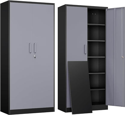 Yizosh Metal Garage Storage Cabinet by Yizosh