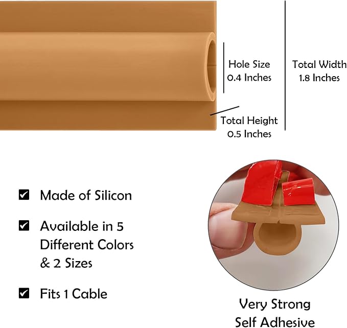 Rubber Bond TV Cord Hider Cable Protector - Image 3