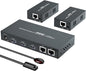 HDMI Extender Splitter1x2 HD 4K @60Hz up to 60m-Loop Out-Over CAT5/CAT6/CAT7 by PWAYTEK