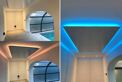 Car Use Starlight Headliner Kits, AZIMOM RGBW 6W Fiber Optic Star Ceiling Light - Image 7