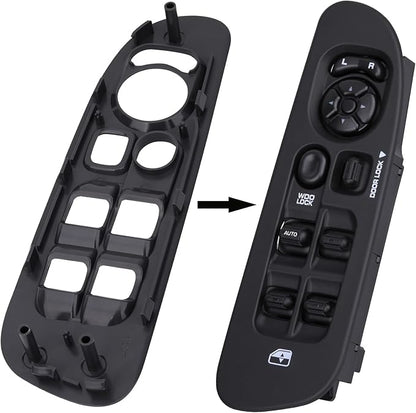 Obaee Driver & Passenger Door Window Control Switch Panel Bezel Compatible - Image 6