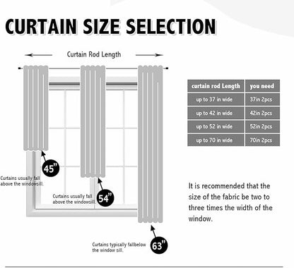 Anytime 100% Blackout Curtain 2 Panels Set, Thermal Insulated Window Drapes - Image 2