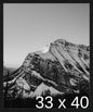 Frame It Easy 33 x 40 Black Grain Wood Frame by FrameItEasy