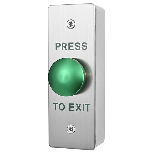 Push to Exit Button for Door Access Control Big Press Button Waterproof by YUANWIN