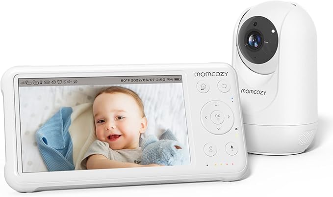 Momcozy Video Baby Monitor, 1080P 5" HD Baby Monitor by Momcozy