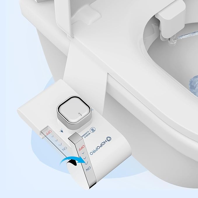 HOPOPRO Bidet with Single Finger Water Pressure Control, Self Cleaning Hygienic by HOPOPRO