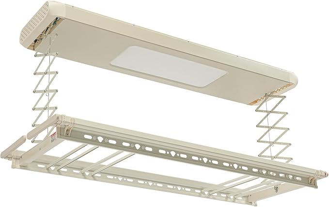 banborba Electric Retractable Airing Rack, Ceiling Mounted Clothes Drying Rack - Image 5