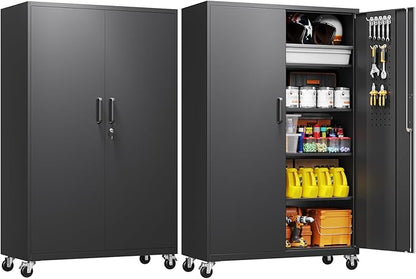 Yizosh Metal Garage Storage Cabinet by Yizosh