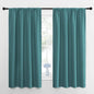 NICETOWN Window Curtains for Bedroom, Sea Teal, 2 Panels, W42 x L48 -Inch by NICETOWN
