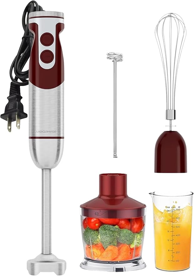 MegaWise 5-in-1 Hand Blender Set by MEGAWISE