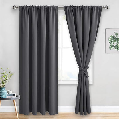 JIUZHEN Blackout Curtains for Bedroom by JIUZHEN