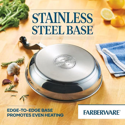 Farberware Classic Stainless Steel Cookware Pots and Pans Set - Image 5