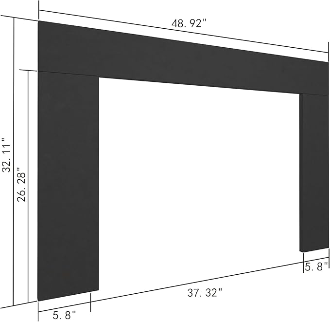 Trim Kit Designed for 40" Electric Fireplace Insert - Image 3