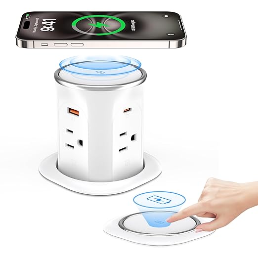 ANNQUAN Motorized Pop Up Countertop Receptacle by ANNQUAN