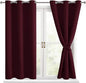 Hiasan Short Blackout Curtains for Bedroom by Hiasan