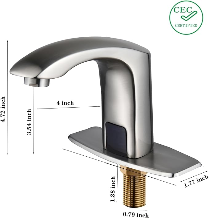HALO Automatic Commercial Sensor Grifo Touchless Bathroom Faucet - Image 2
