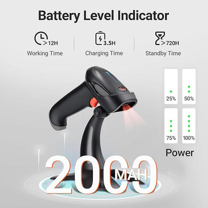 Tera Barcode Scanner Wireless 1D 2D QR - Image 2