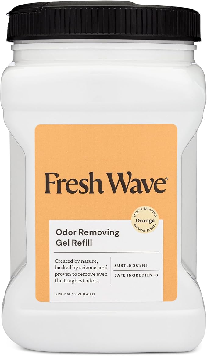 Fresh Wave Orange Odor Removing Gel Refill, 63 oz by FreshWave