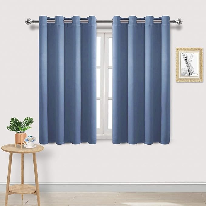 DWCN Dusty Blue Blackout Curtains by DWCN