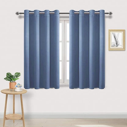 DWCN Dusty Blue Blackout Curtains by DWCN