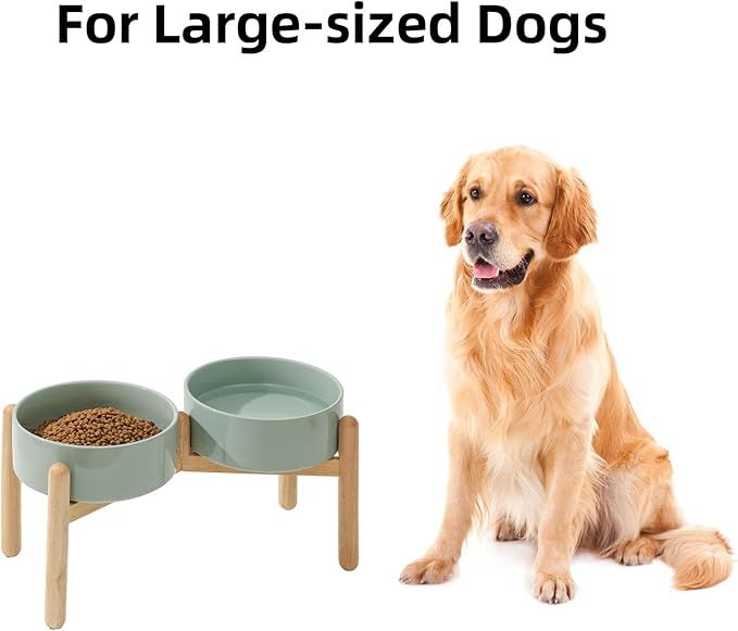 Ceramic 8.2inch Raised Dog Bowl - Image 4