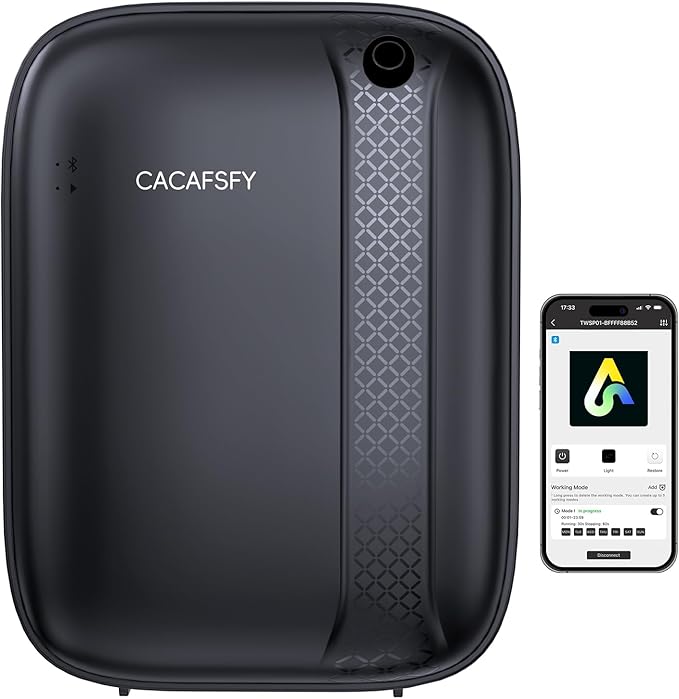 Waterless Diffuser, Hotel Scent Diffuser-Smart APP Control-400mL Capacity Up to by CACAFSFY