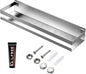 Rustproof Metal Storage Floating Shelves Wall Mounted Rectangular Shelf by GEINIFAFA