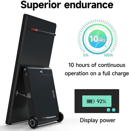 43 inch Rechargeable Portable Outdoor Digital Signage Displays, 2K FHD - Image 8