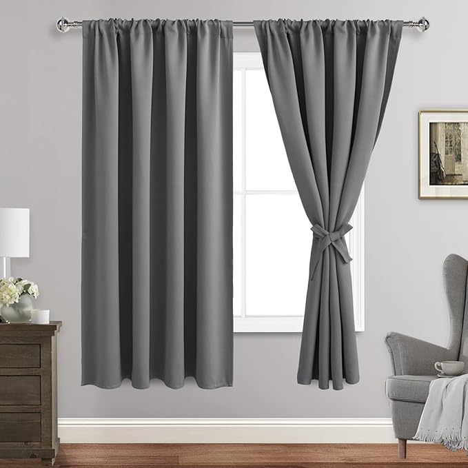 JIUZHEN Blackout Curtains for Bedroom by JIUZHEN