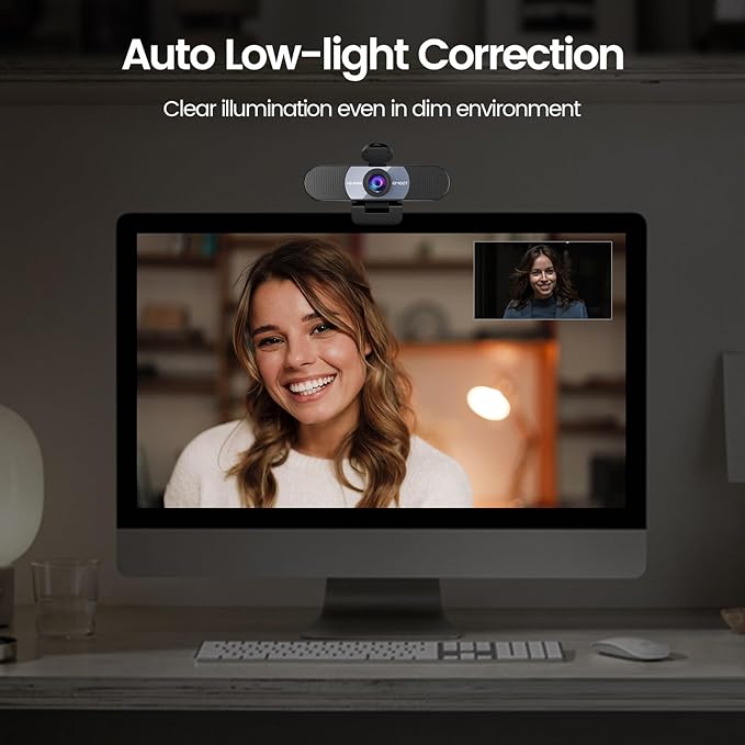 EMEET 1080P Webcam, C960 Web Camera - Image 7