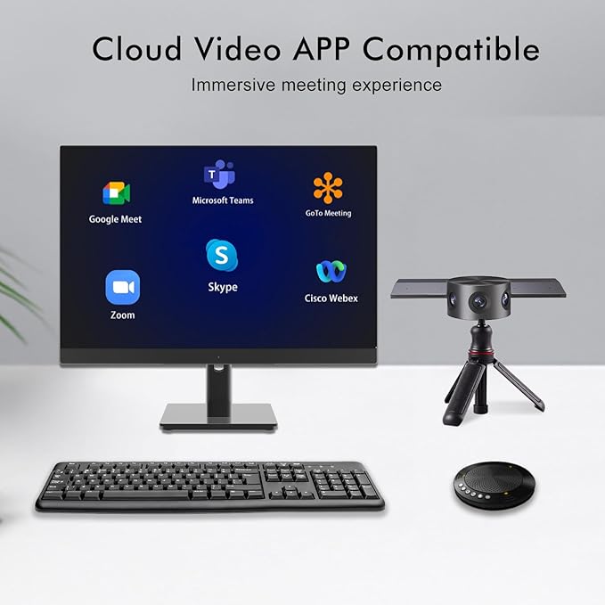 Panoramic 180° Video Camera, Immersive Video Conference Experience, both - Image 5