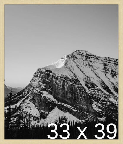 Frame It Easy 33 x 39 Wheat Wood Frame by FrameItEasy