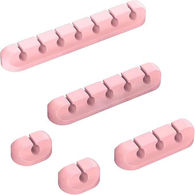 Cord Holder Cable Organizer Clips – Self Adhesive Cord Organizer by TviewSmart