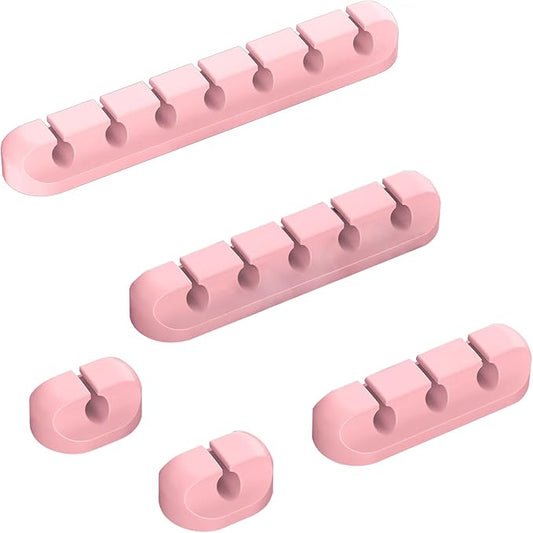 Cord Holder Cable Organizer Clips – Self Adhesive Cord Organizer by TviewSmart
