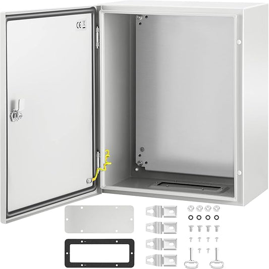 VEVOR NEMA Steel Enclosure, IP66 Waterproof & Dustproof, Outdoor/Indoor by VEVOR
