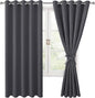 Hiasan Blackout Curtains for Bedroom, 60 x 63 Inches Length by Hiasan