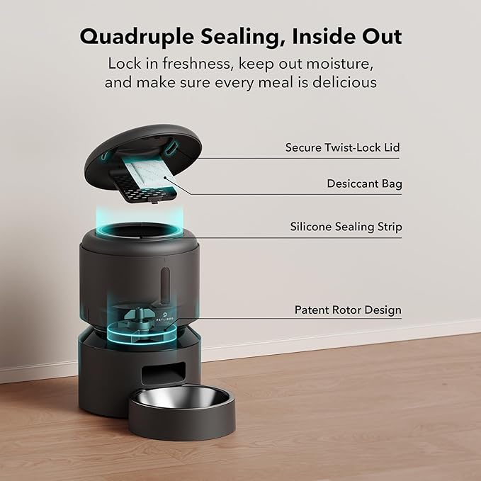 PETLIBRO Automatic Cat Feeder, 5G WiFi Pet Feeder - Image 6