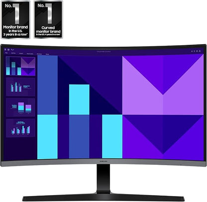 Samsung 32-inch S3 FHD 100Hz Curved Monitor, Game Mode, Eye Saver Mode - Image 2