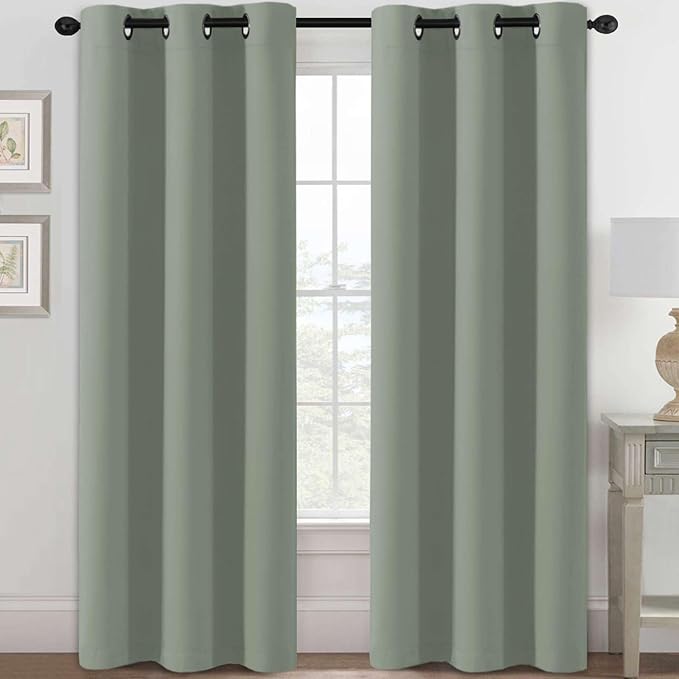 H.VERSAILTEX Blackout Curtains for Bedroom Thermal Insulated Room Darkening by HVERSAILTEX