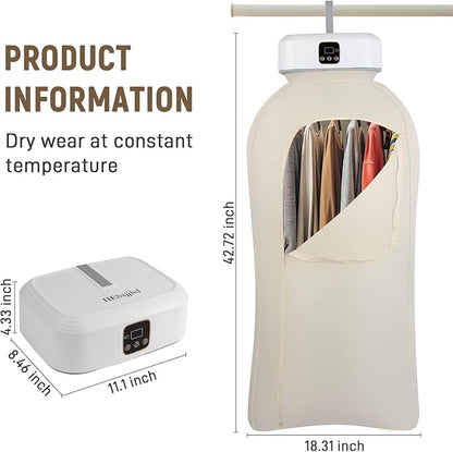 Portable Dryer With 480 Minute Timer Function 20 Minute Quick Drying Mini Dryer - Image 5