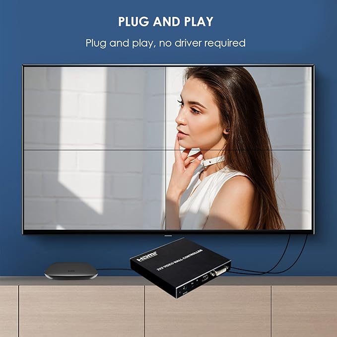 Video Wall Controller, 4K HD Display Seamless Splicing Processor - Image 3