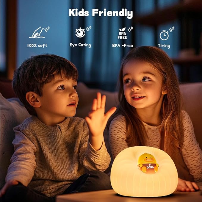 ICARER FAMILY Night Lights for Kids, Rechargeable Touch Lamp - Image 3