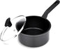 Nonstick Sauce Pan with Lid, 1.5QT small pot, PFOA Free, Kitchen Pots Induction by Cookingmorerejoicingmore