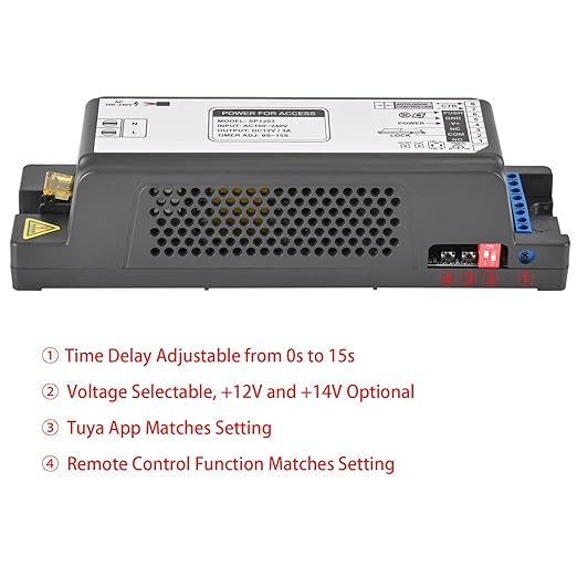 Smart Access Control Power Supply Controller, 12V/14V 3A - Image 4