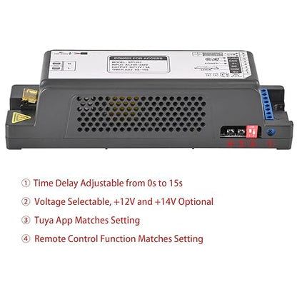 Smart Access Control Power Supply Controller, 12V/14V 3A - Image 4