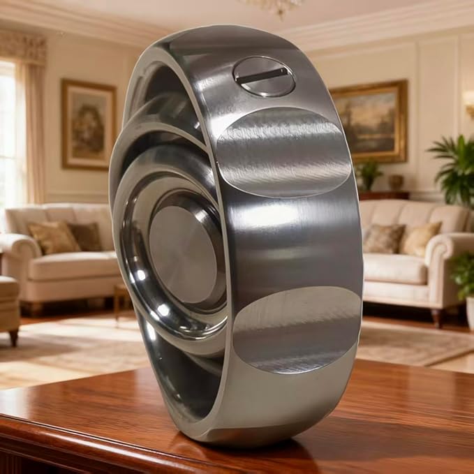 MagLev Fidget Spinner for Adults, CNC Stainless Steel Gyroscope - Image 2