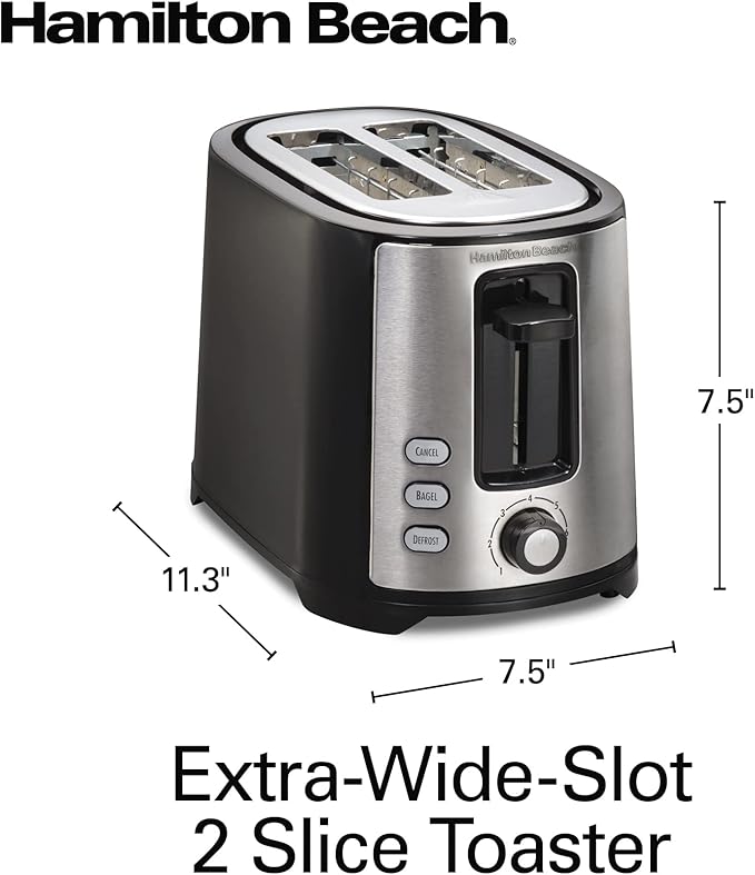 Hamilton Beach 2 Slice Extra Wide Slot Toaster - Image 8