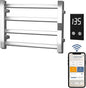 Smart Wireless Electric Towel Warmer | Blade Thin 4 Bar Design | Hardwired & by Topdattion