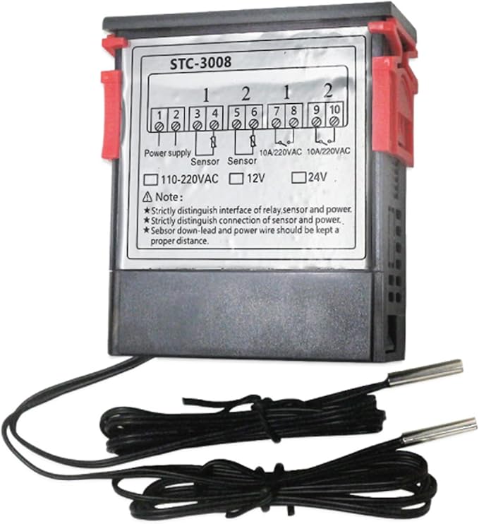 Oumefar Digital Display Intelligent Temperature Controller Dual Control - Image 2